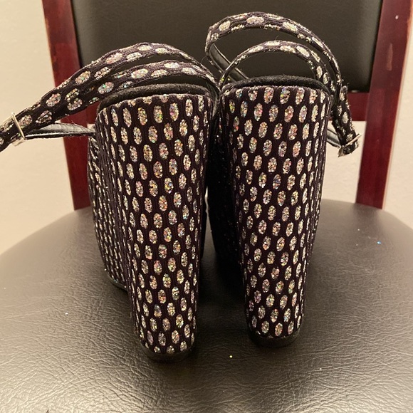 Vintage Else Anita Los Angeles Women’s Wedge Heels Size 9 - Picture 4 of 4